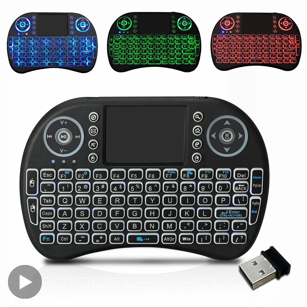 Laptop Accessories Combo - Backlit Mini Wireless Keyboard French Azerty