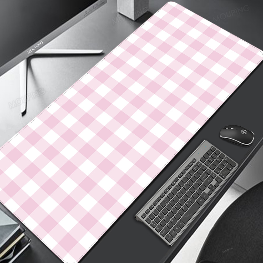 Pink Lattice Mouse Pad Kawaii  - Laptop Accessories Pink review and price