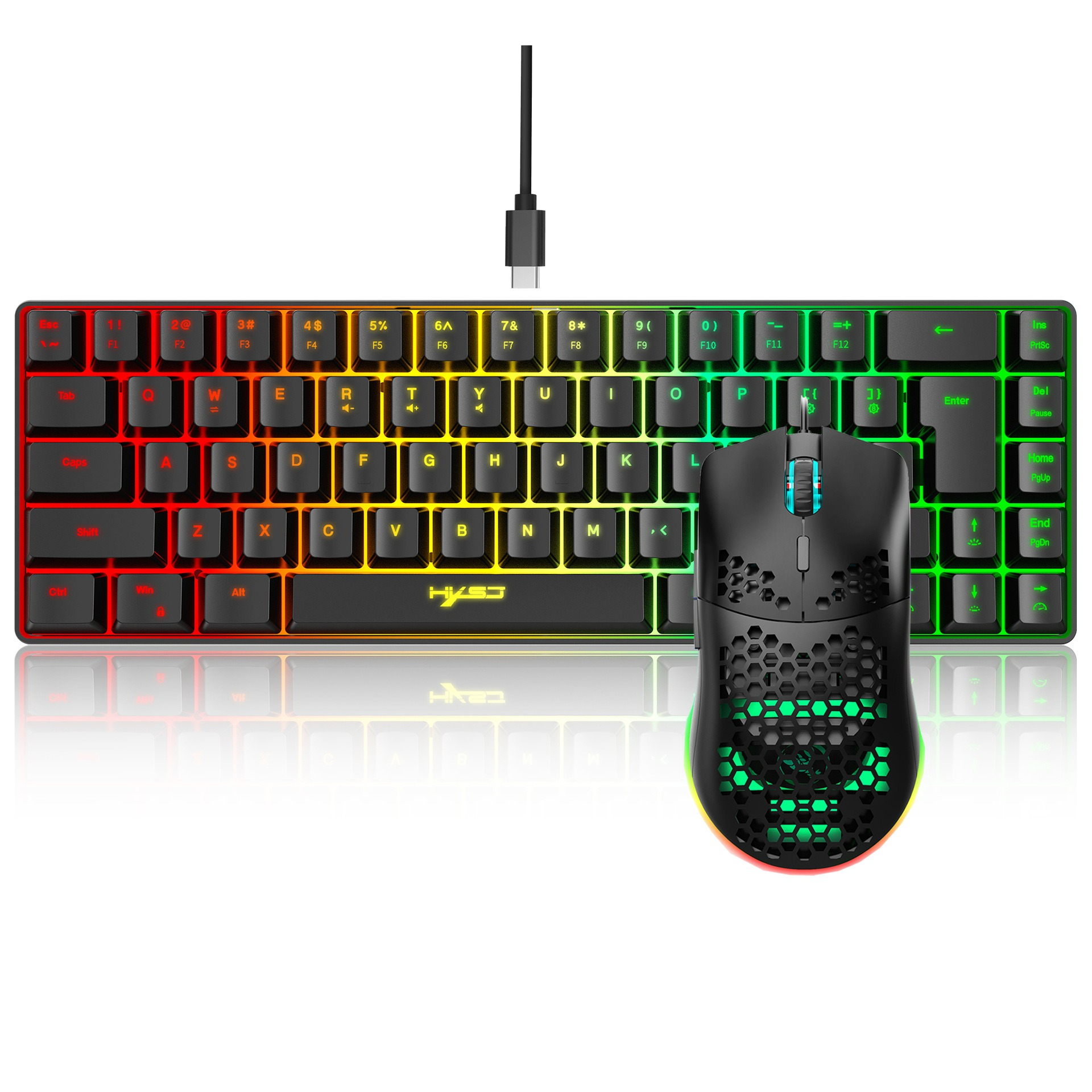 Keyboard and Mouse 68key Wired - Laptop Accessories Combo review and price