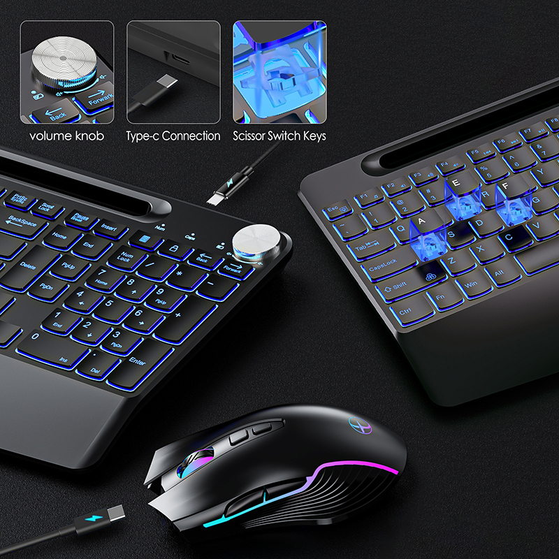 2.4G&Type-C Wireless Keyboard  - Laptop Accessories Combo review and price