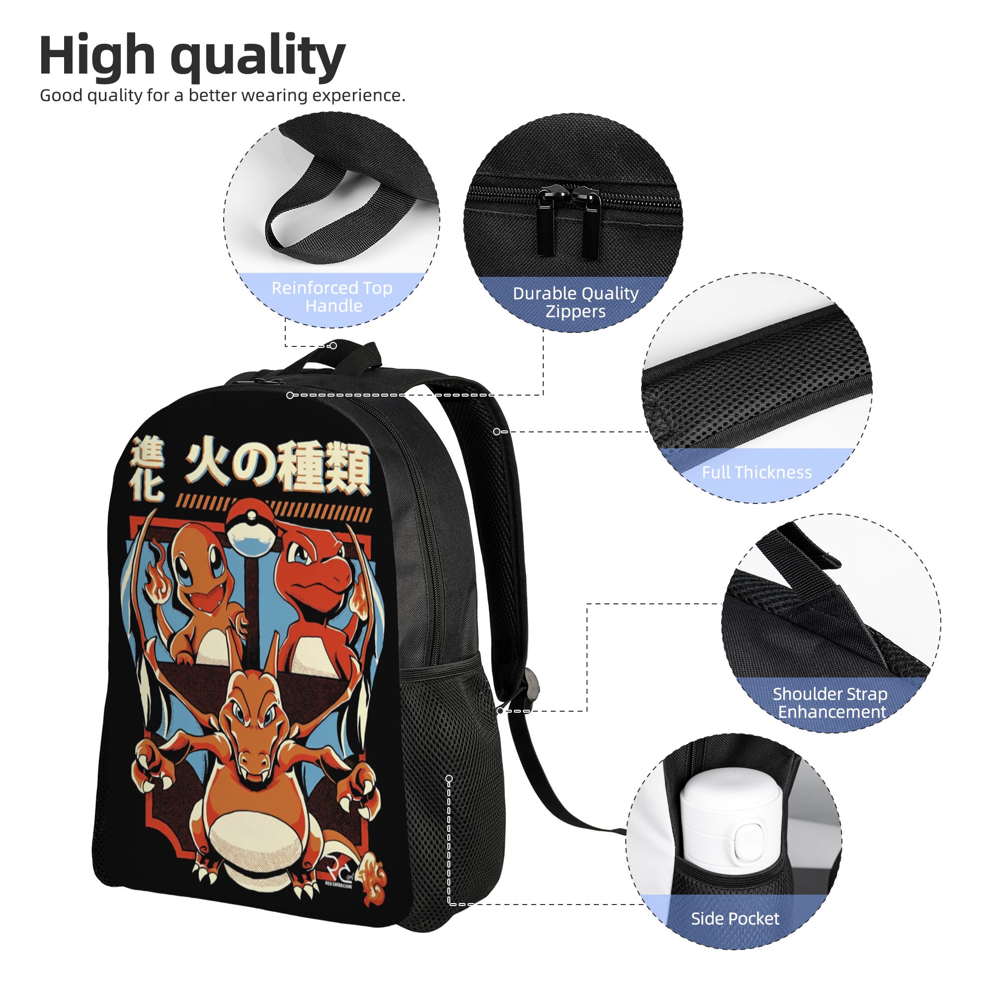 Pokemon Classical Backpack Spo - Laptop Accessories Bag For Men review and price