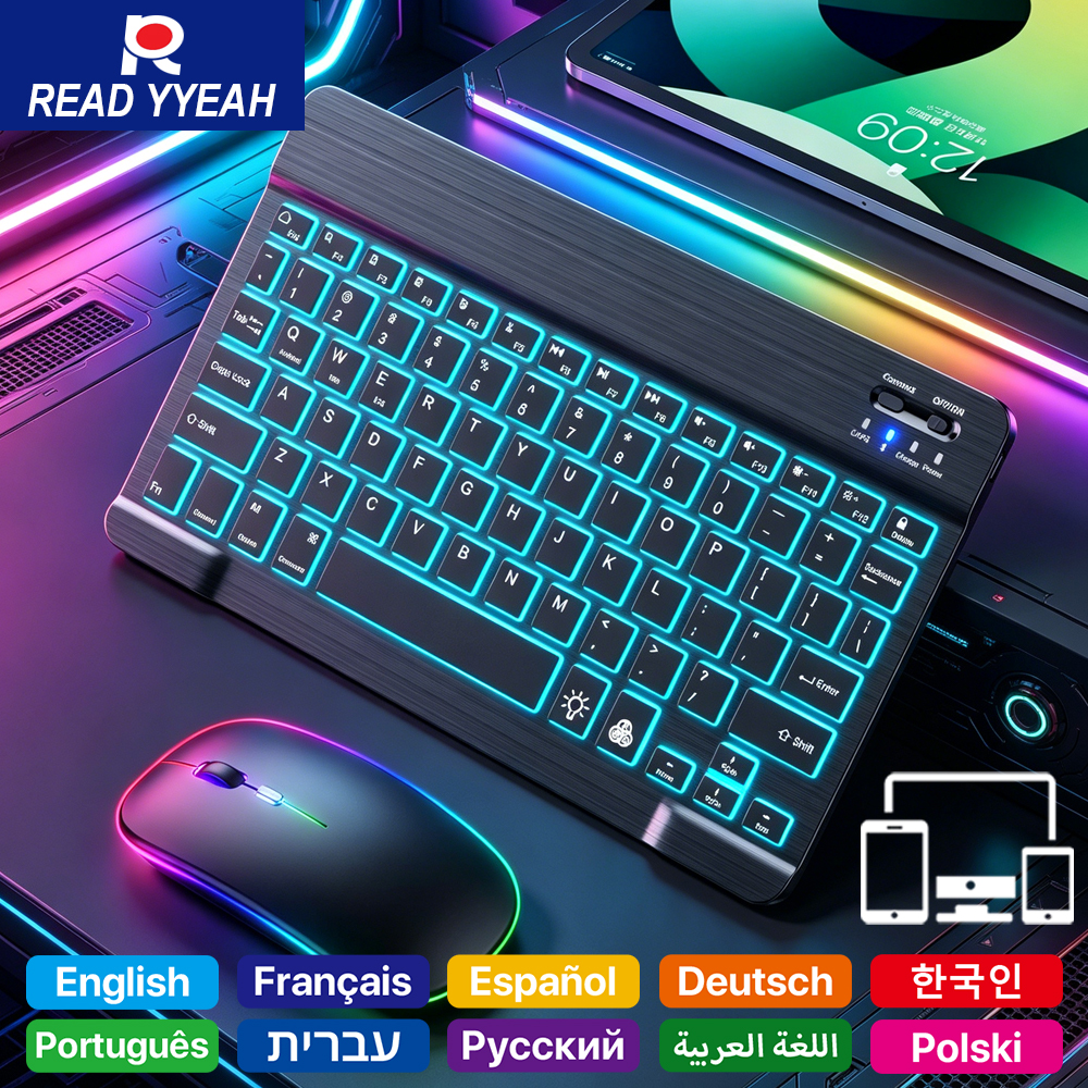 READ YYEAH RGB Backlit Bluetoo - Laptop Accessories Combo review and price