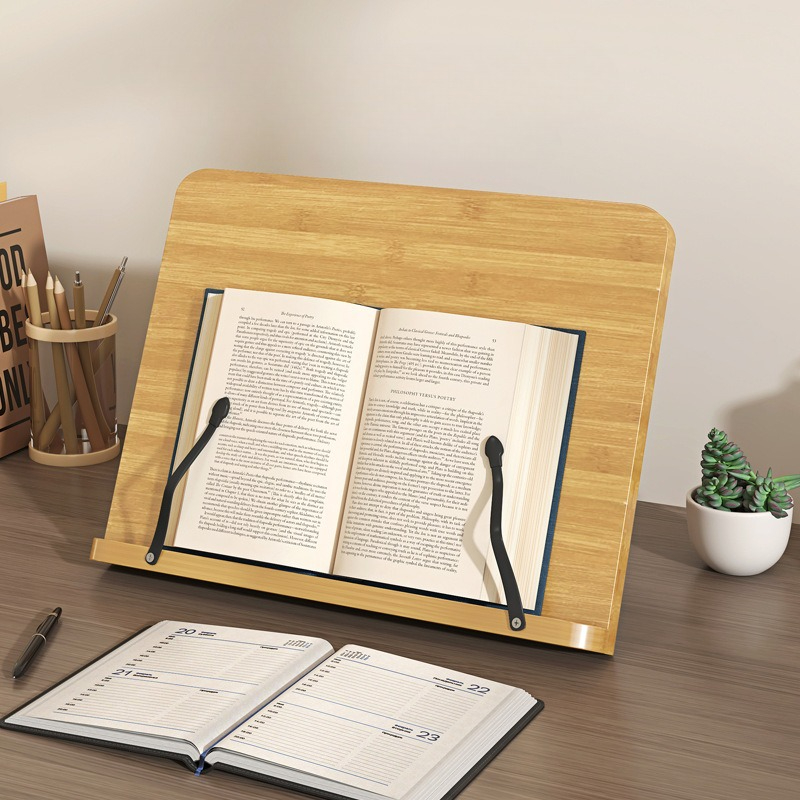 Wooden Reading Book Stand, Mul - Laptop Accessories For Office review and price
