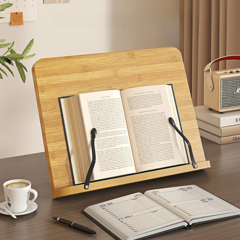 Wooden Reading Book Stand, Mul - Laptop Accessories For Office review and price