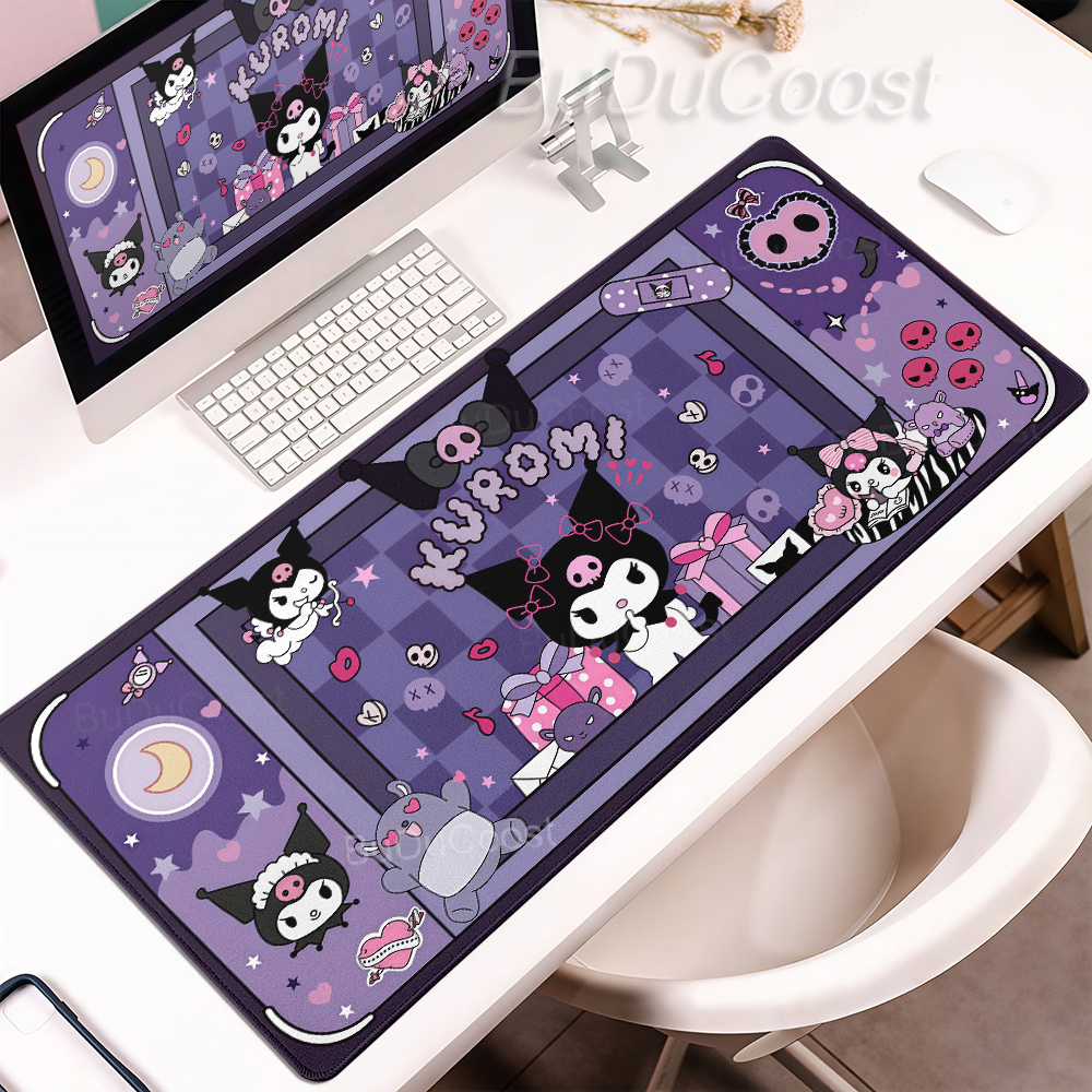 Pink Purple Cartoon Kuromi Xxl - Laptop Accessories Pink review and price