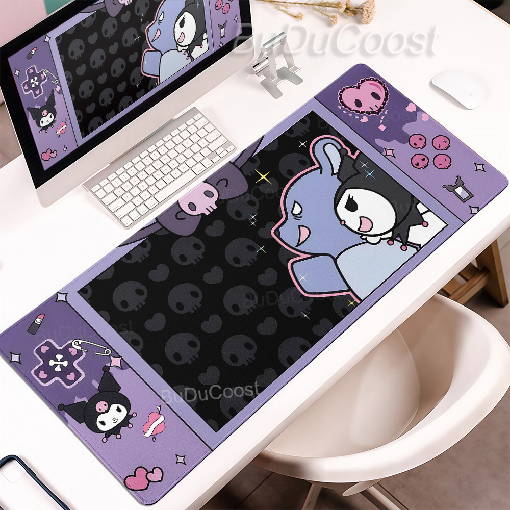 Pink Purple Cartoon Kuromi Xxl - Laptop Accessories Pink review and price