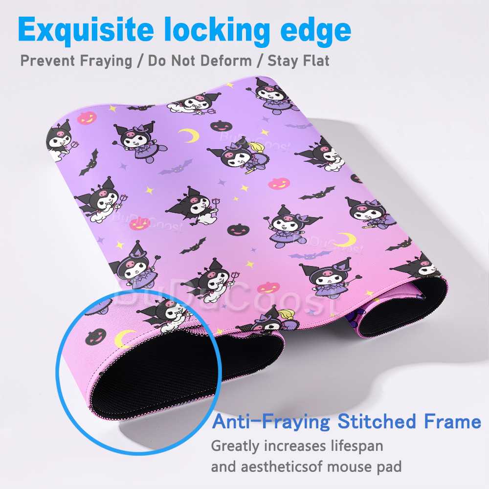 Pink Purple Cartoon Kuromi Xxl - Laptop Accessories Pink review and price