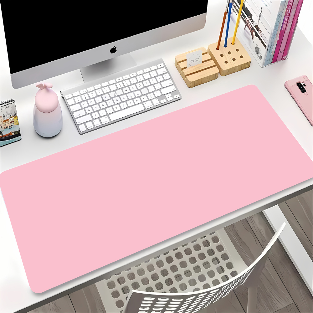 Solid Color Gaming Mouse Pad G - Laptop Accessories Pink review and price