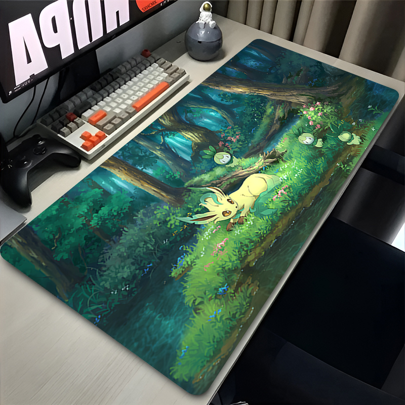 Mouse Pad Gamer P-pokemon Leaf - Laptop Accessories For Office review and price