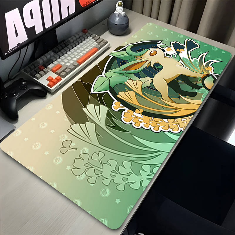 Mouse Pad Gamer P-pokemon Leaf - Laptop Accessories For Office review and price