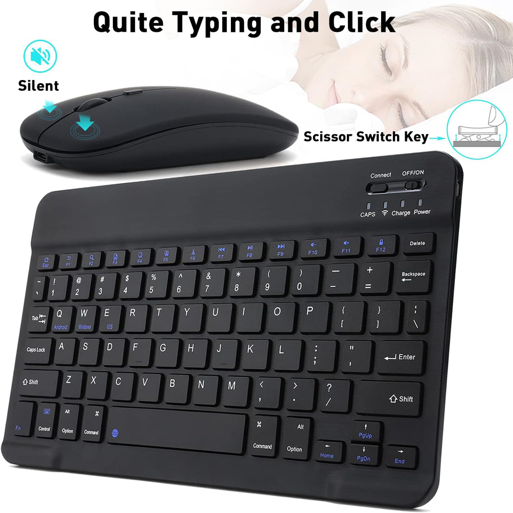 10 lnch  Wireless  Bluetooth M - Laptop Accessories Combo review and price