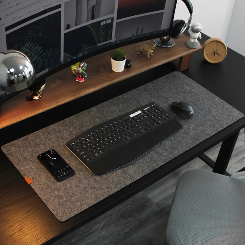 Wool Felt Mouse Pad Office Com - Laptop Accessories Protector review and price