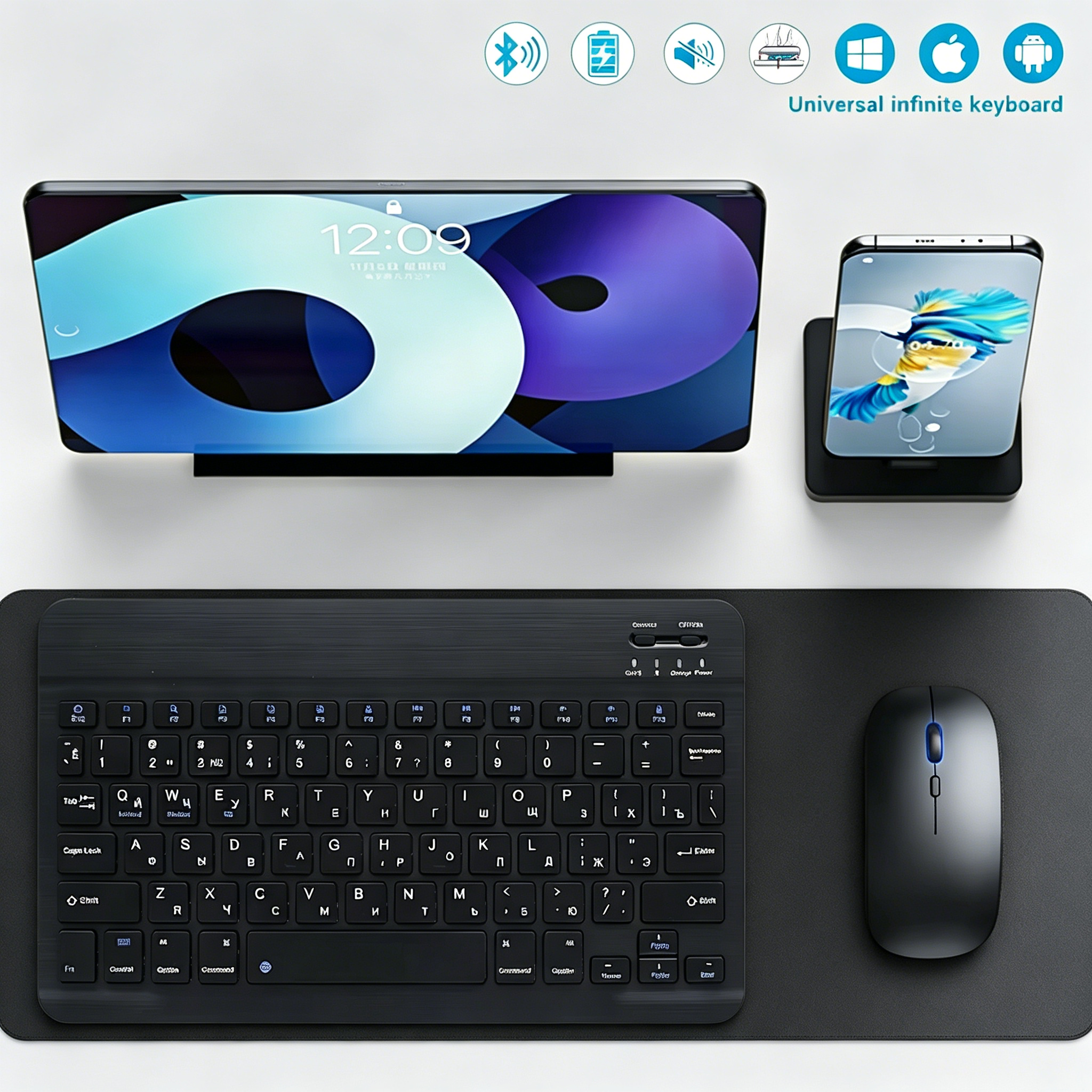 Bluetooth Wireless Keyboard Mo - Laptop Accessories Combo review and price