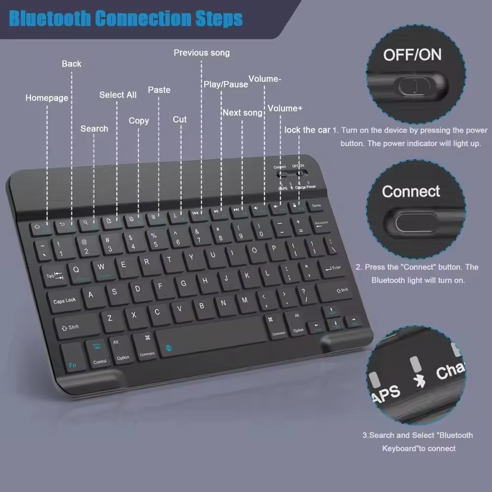Bluetooth Wireless Keyboard Mo - Laptop Accessories Combo review and price
