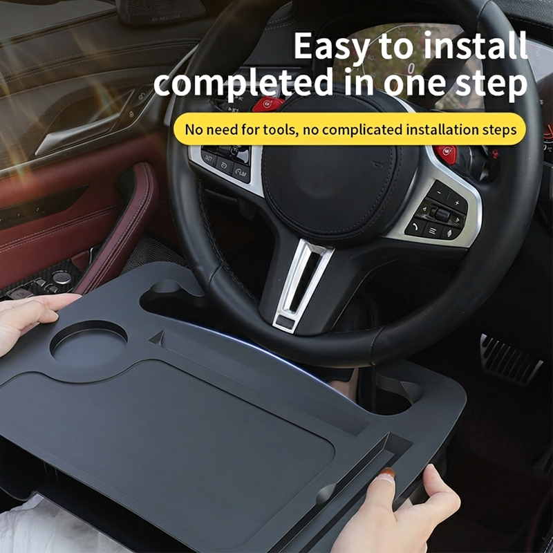 SEAMETAL Car Steering Wheel Ta - Laptop Accessories Table review and price