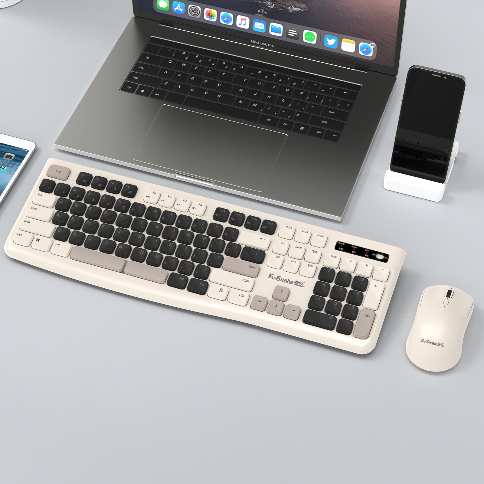 Ks Bluetooth Keyboard and Mous - Laptop Accessories Combo review and price