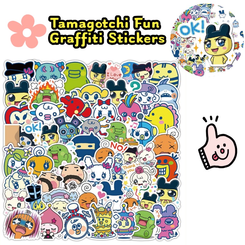 Japanese Tamagotchi Stickers E - Accessories Laptop review and price