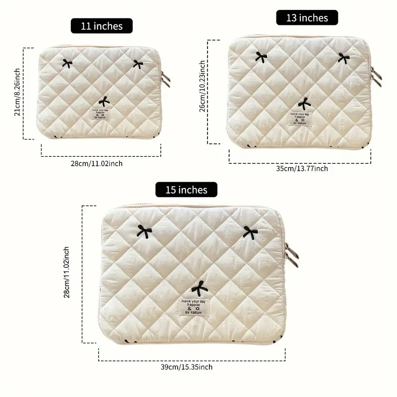 Cute Bow Graphic Laptop Bag Ta - Xiaomi Laptop Accessories review and price