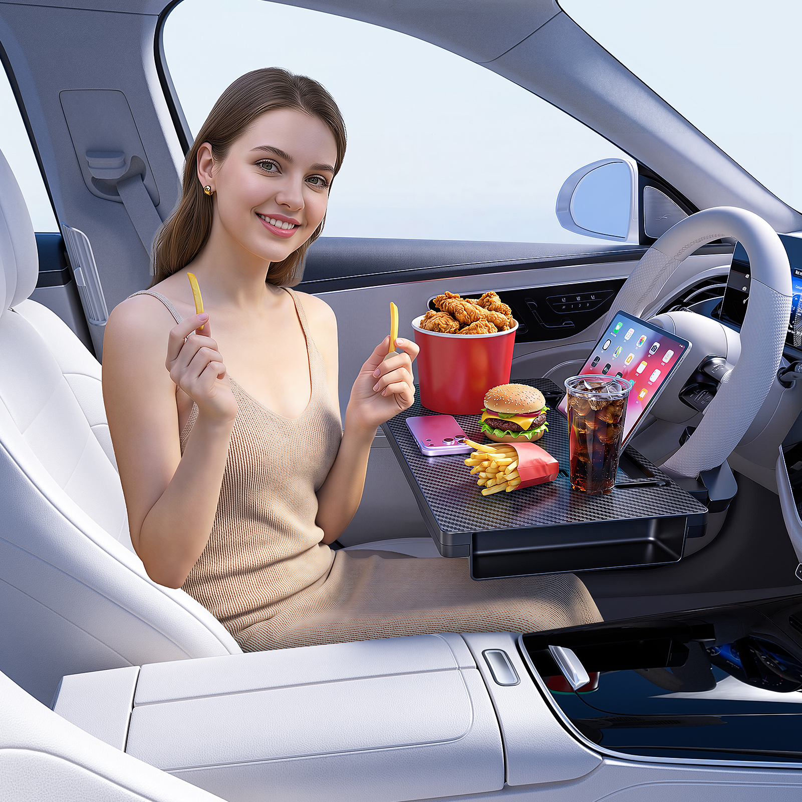 High-Grade Universal Car Steer - Laptop Accessories Table review and price
