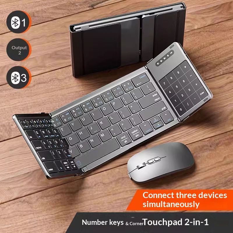 Mengzu Tri Fold Wireless Bluet - Laptop Accessories Computer review and price