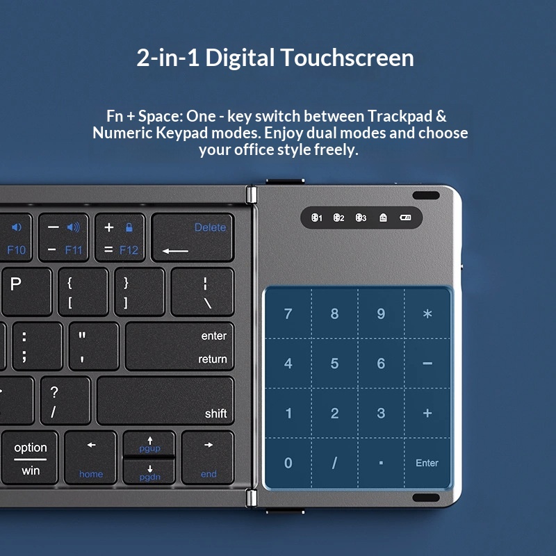 Mengzu Tri Fold Wireless Bluet - Laptop Accessories Computer review and price