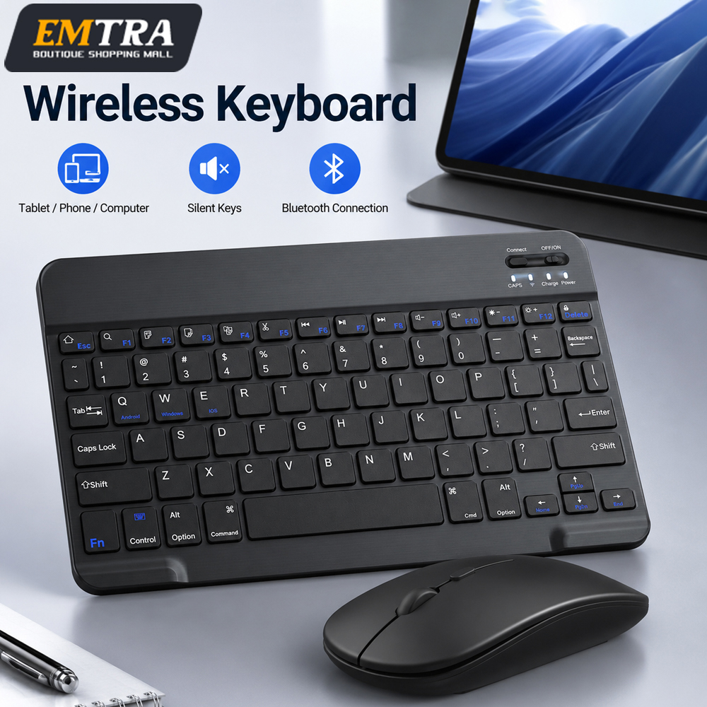 Bluetooth Wireless Keyboard Fo - Laptop Accessories Combo review and price