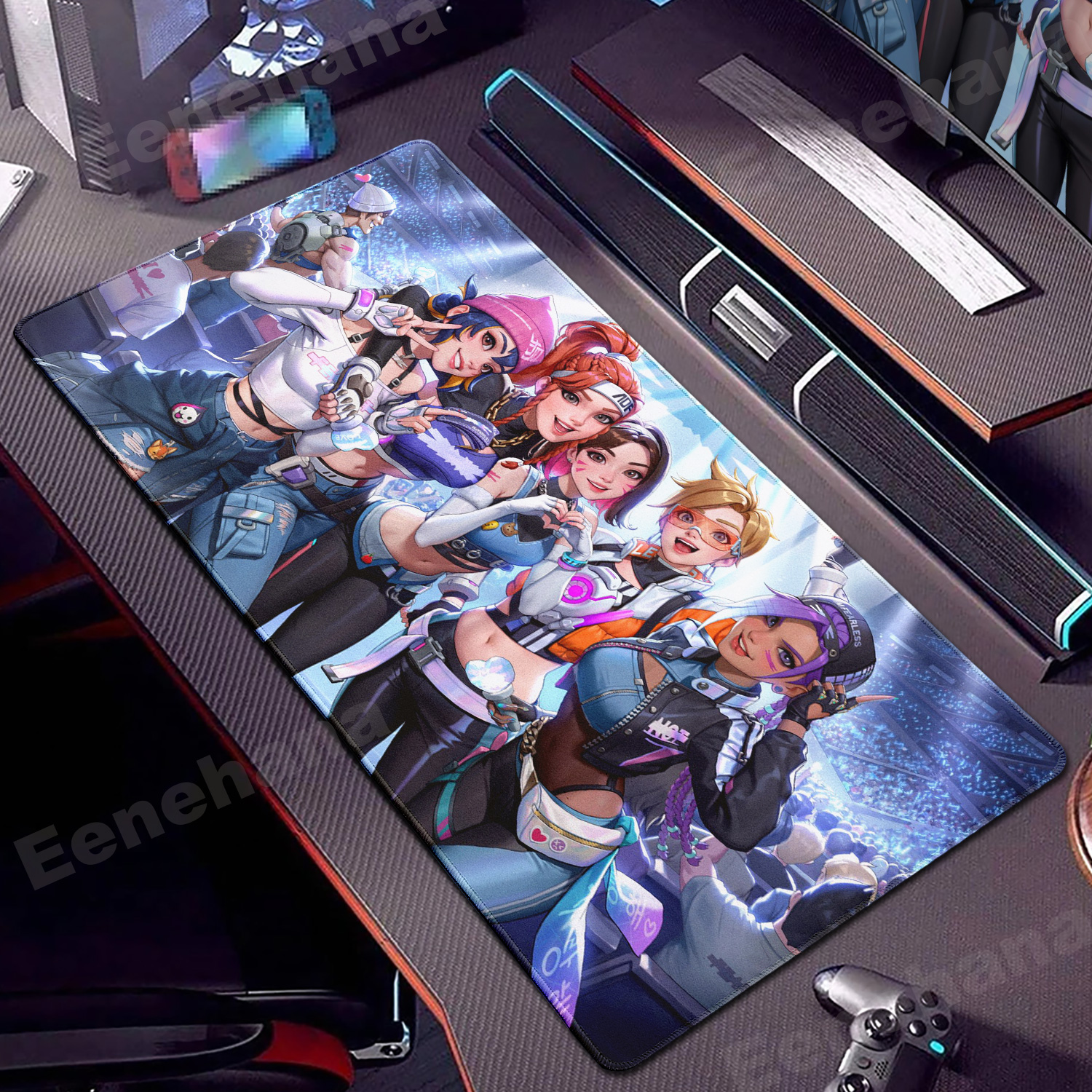 Large Overwatch PC Gamer Cabin - Laptop Accessories Pink review and price