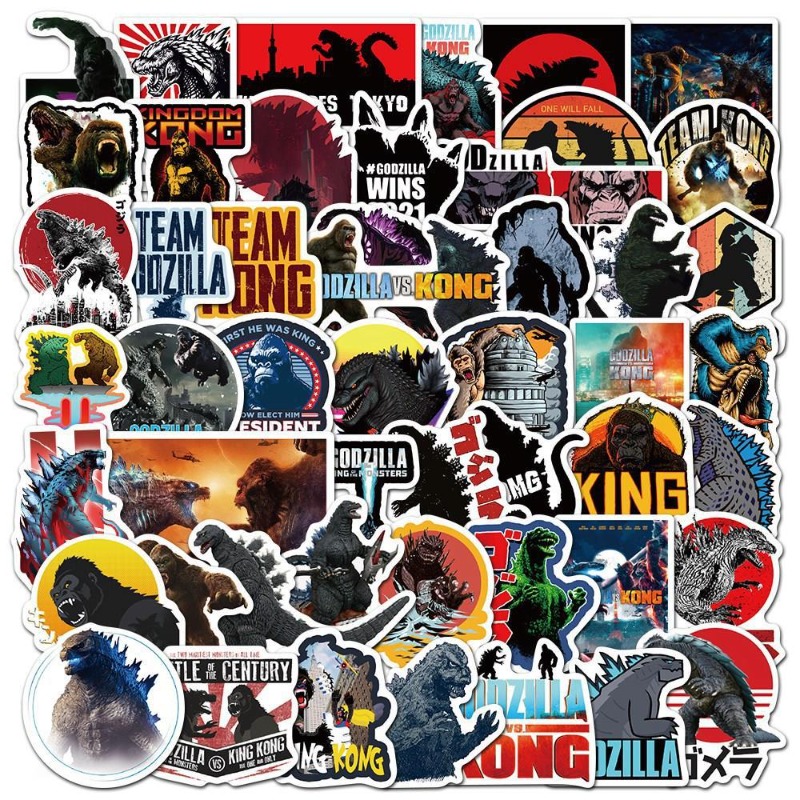 50pcs/set Movies Godzilla Vs.  - Laptop Accessories Stickers review and price