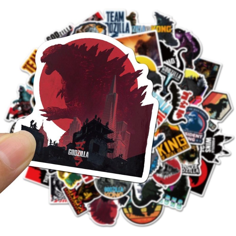 50pcs/set Movies Godzilla Vs.  - Laptop Accessories Stickers review and price
