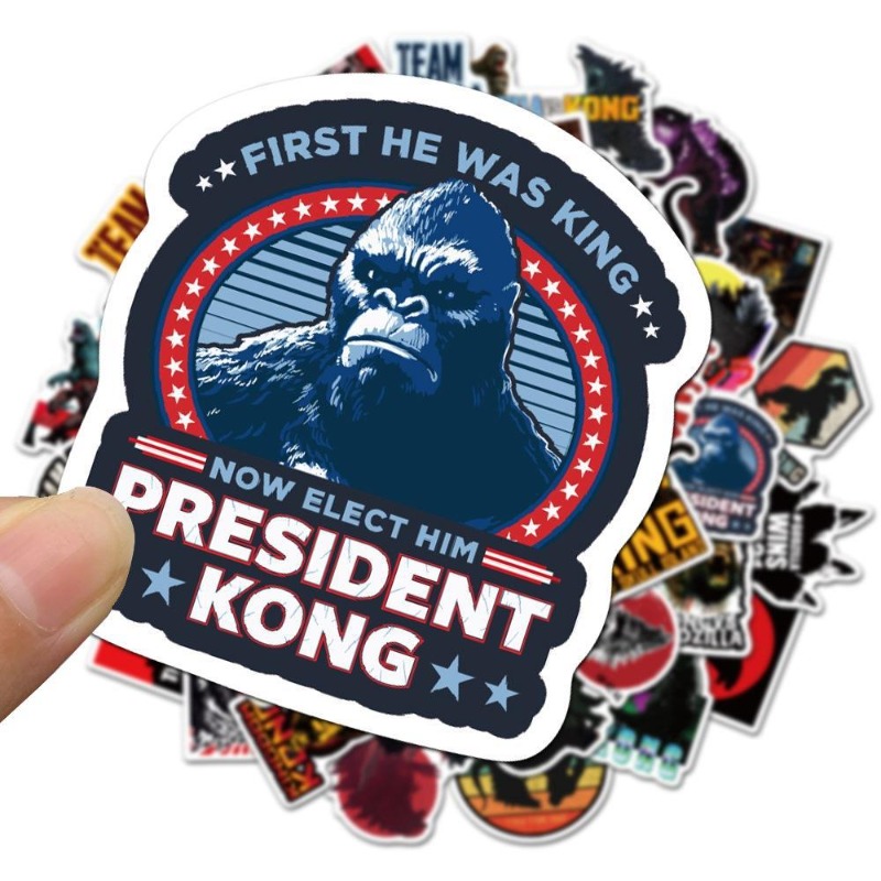 50pcs/set Movies Godzilla Vs.  - Laptop Accessories Stickers review and price